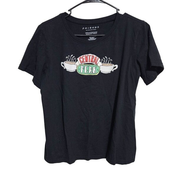 Friends Central Perk Black T-Shirt Size Small Sitcom TV Show 90s Pop Culture - Picture 1 of 3